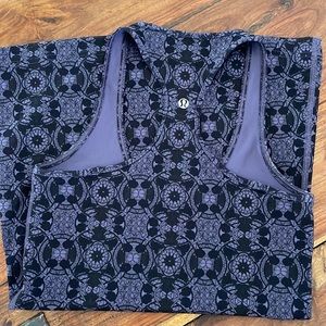 Lululemon Athletic Top Purple/Black